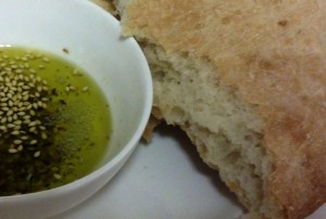 ciabatta and dipping oil